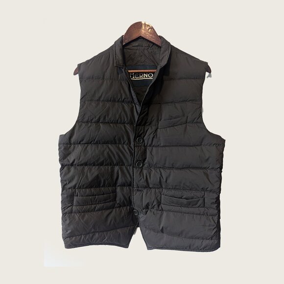 Herno Other - HERNO - Army green lightweight padded vest - Sz 54